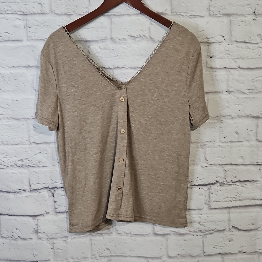 SHEIN Tan Casual Top - Picture 4 of 5
